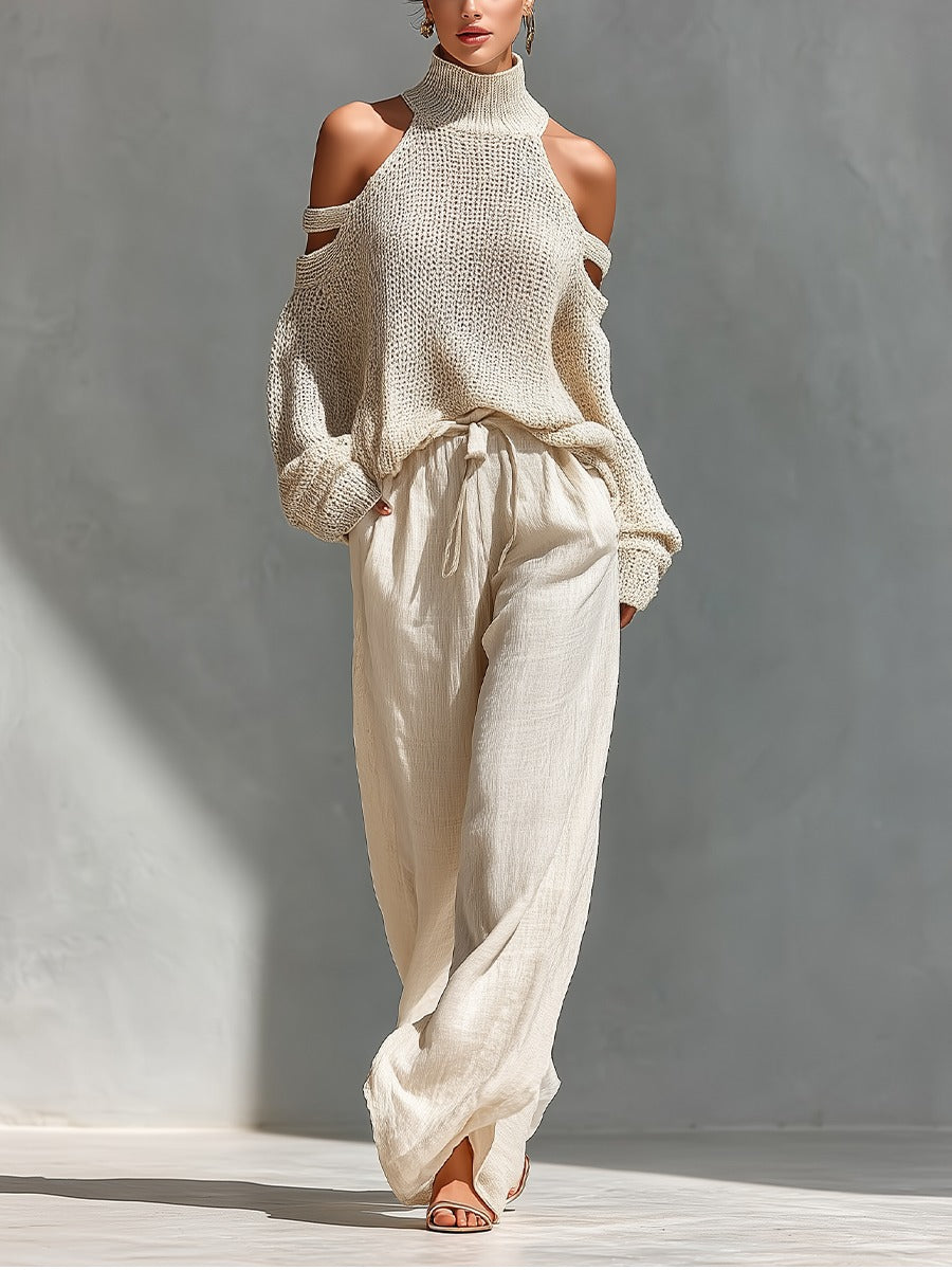 Ginevra | Completo maglia e pantaloni morbidi