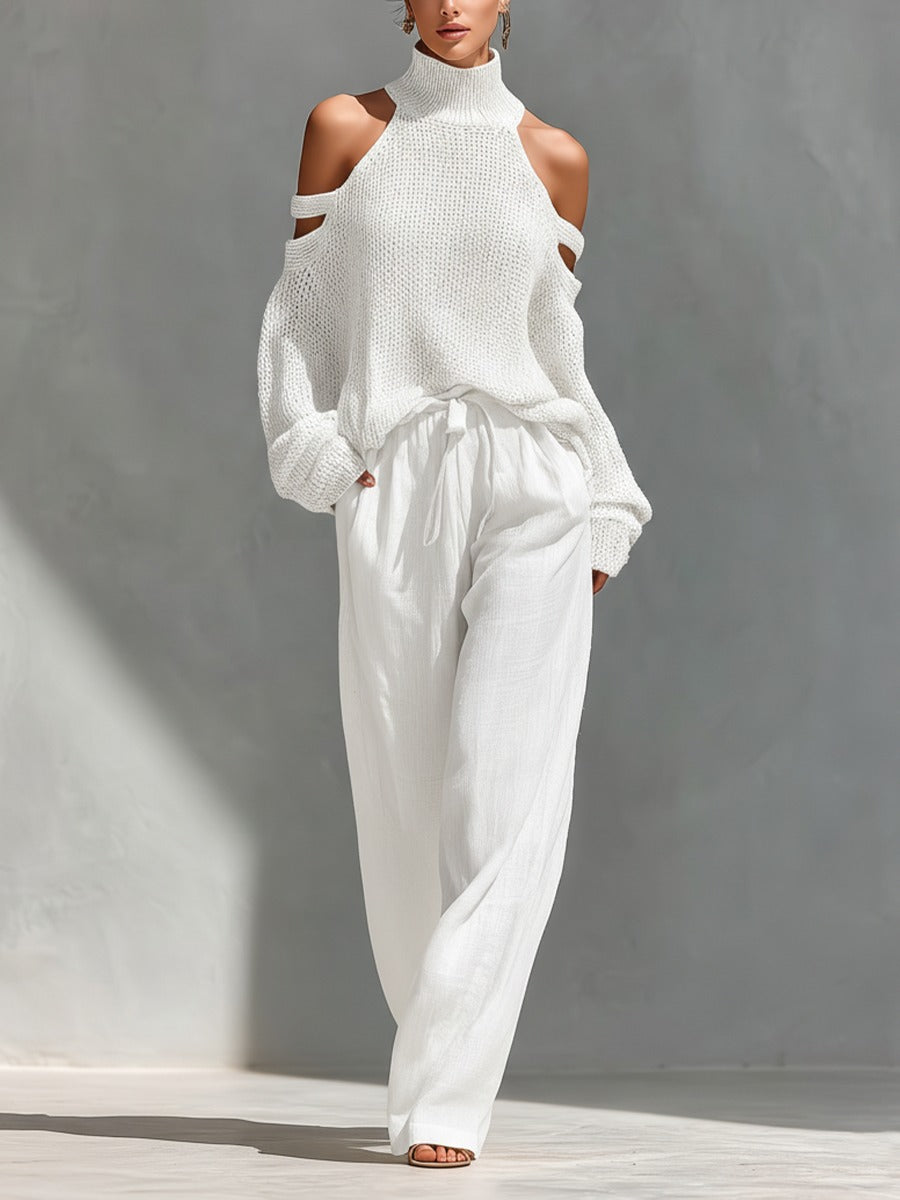 Ginevra | Completo maglia e pantaloni morbidi