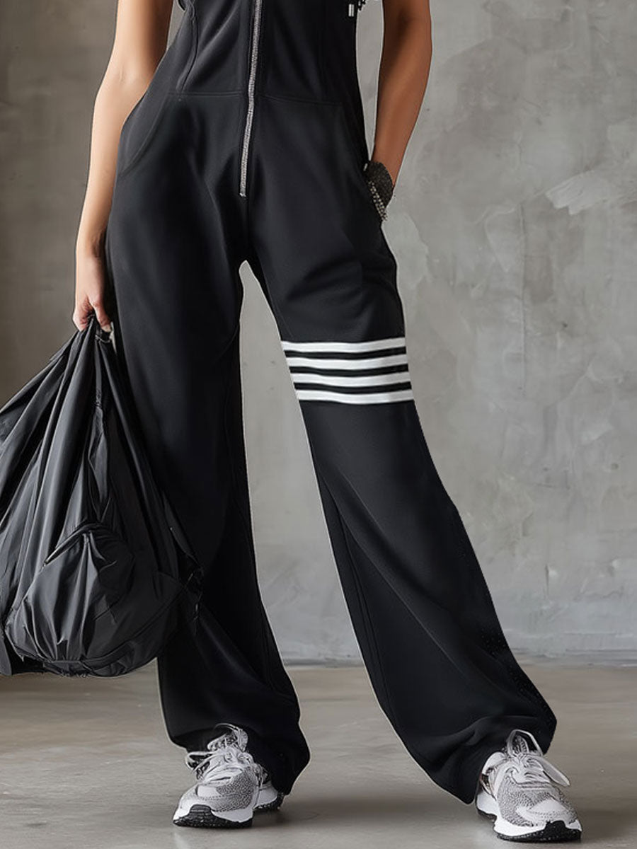 Combinaison Giada — sport rétro cappuccio righe