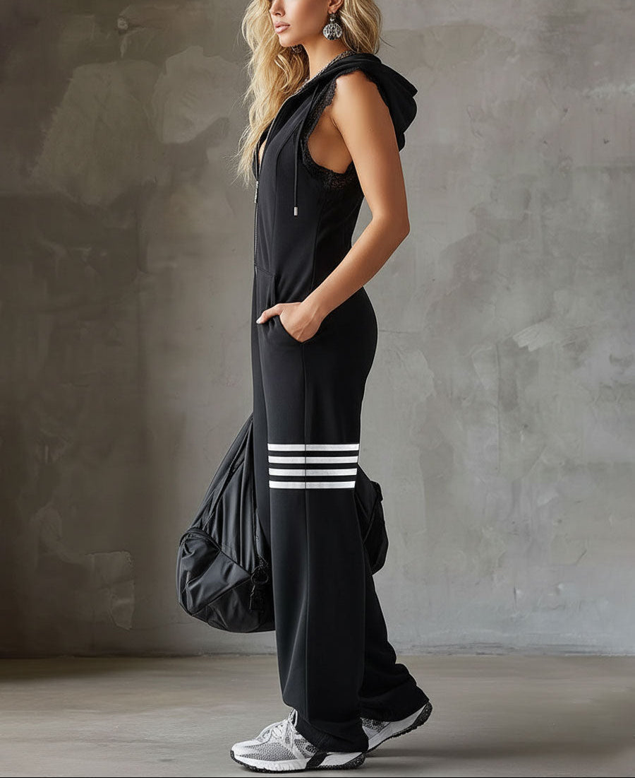 Combinaison Giada — sport rétro cappuccio righe