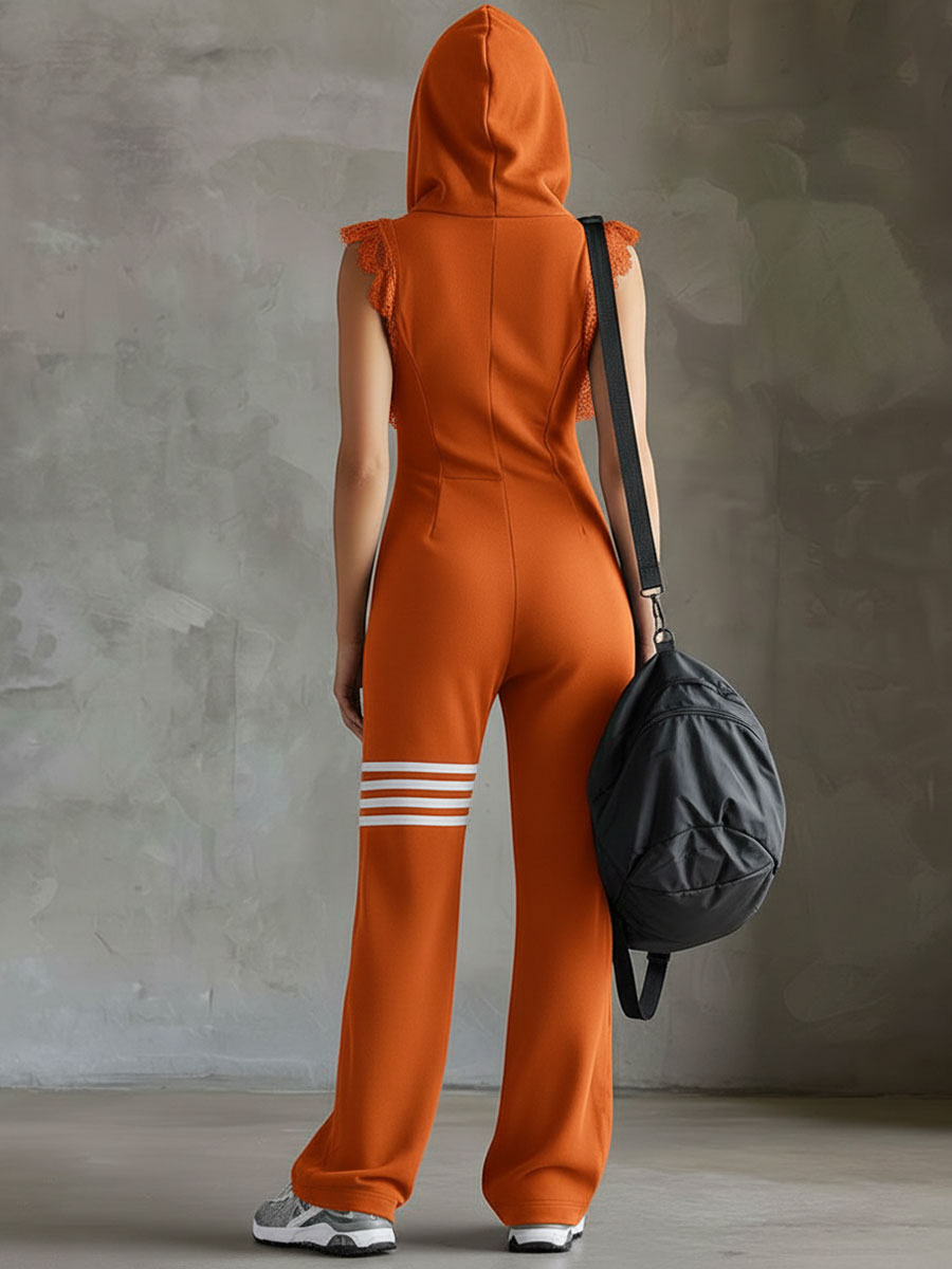 Combinaison Giada — sport rétro cappuccio righe