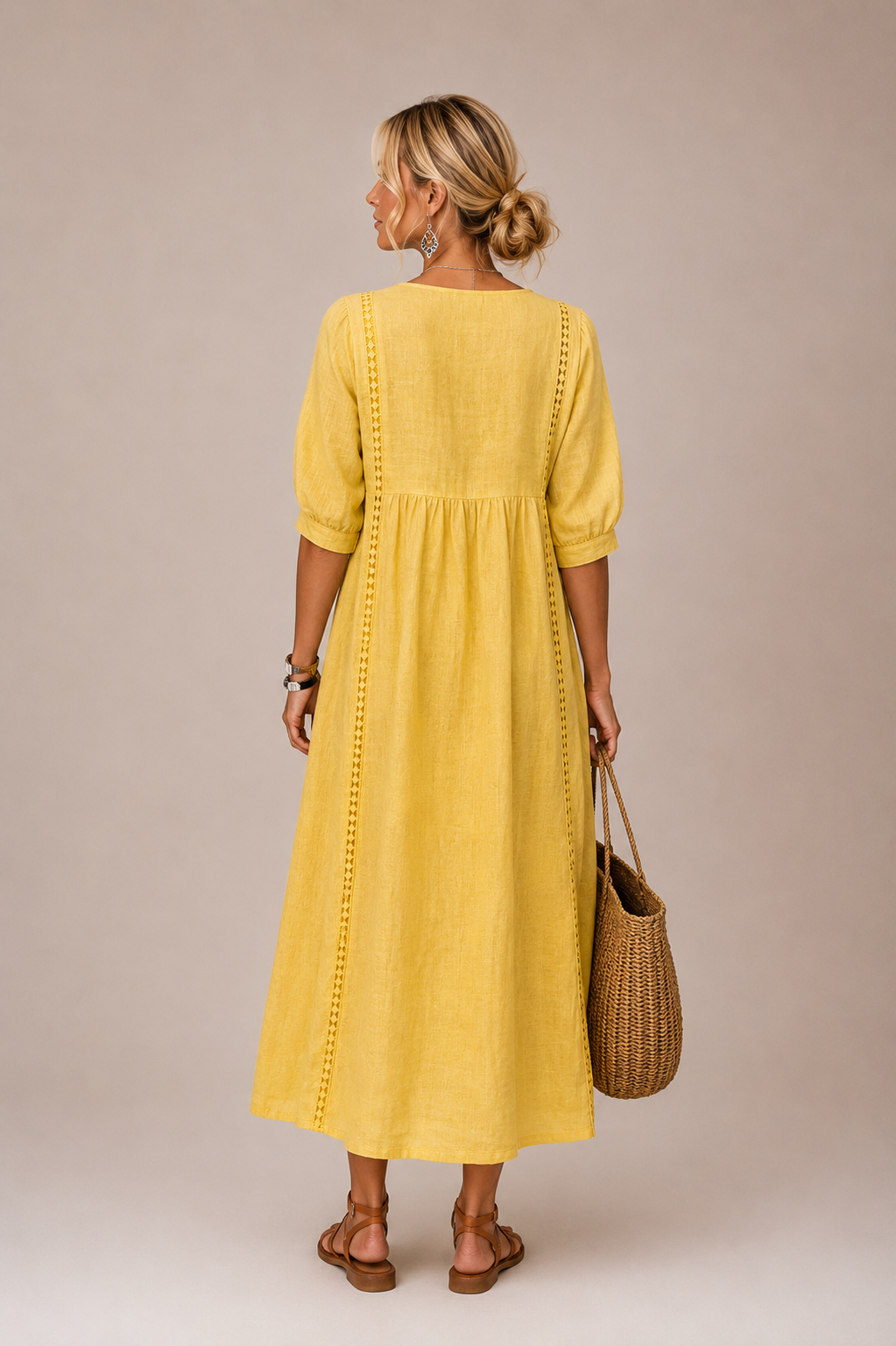 Silvia | Vestito Midi Estivo Elegante