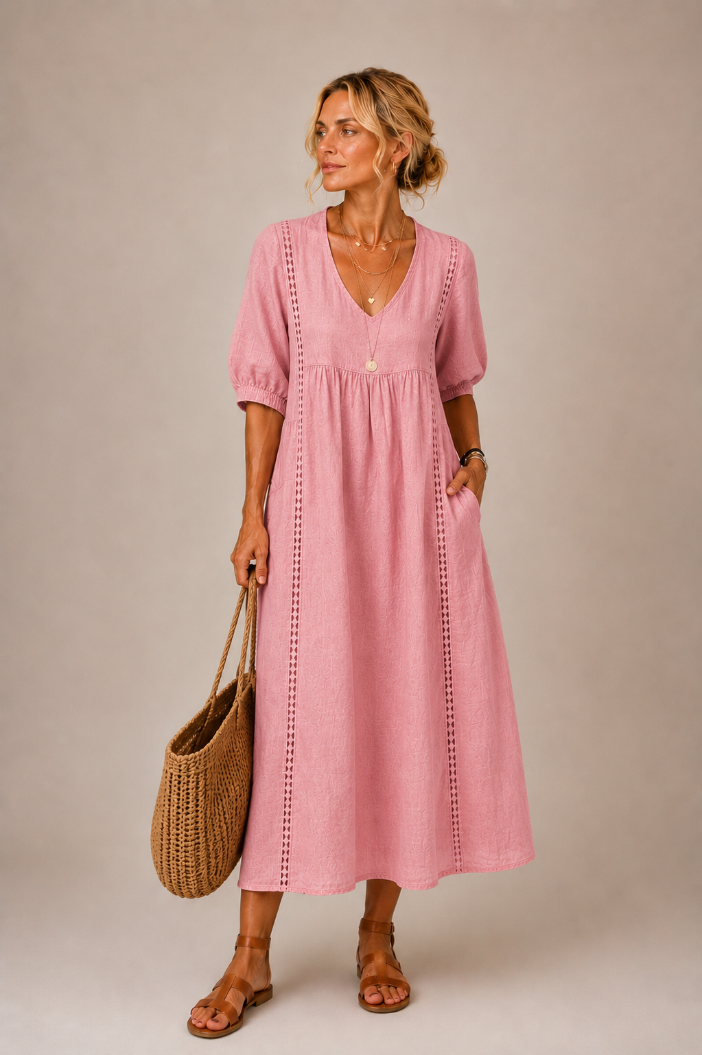 Simona™ | Abito Midi Estivo Chic