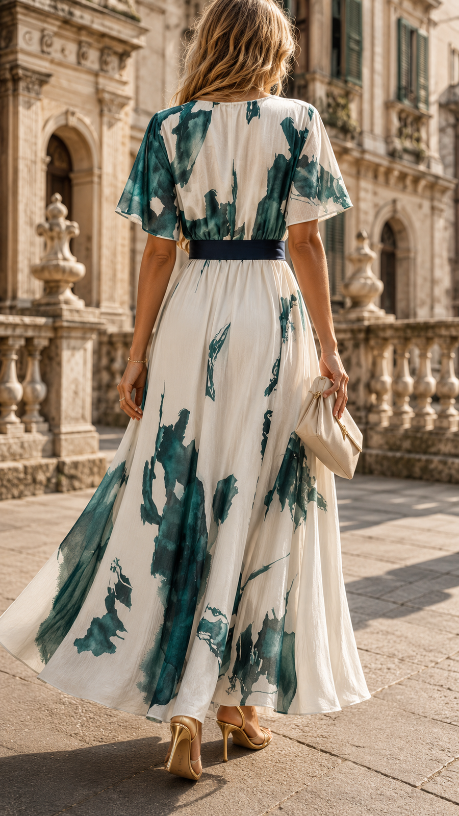 Genova™ | Abito Elegante in Velluto