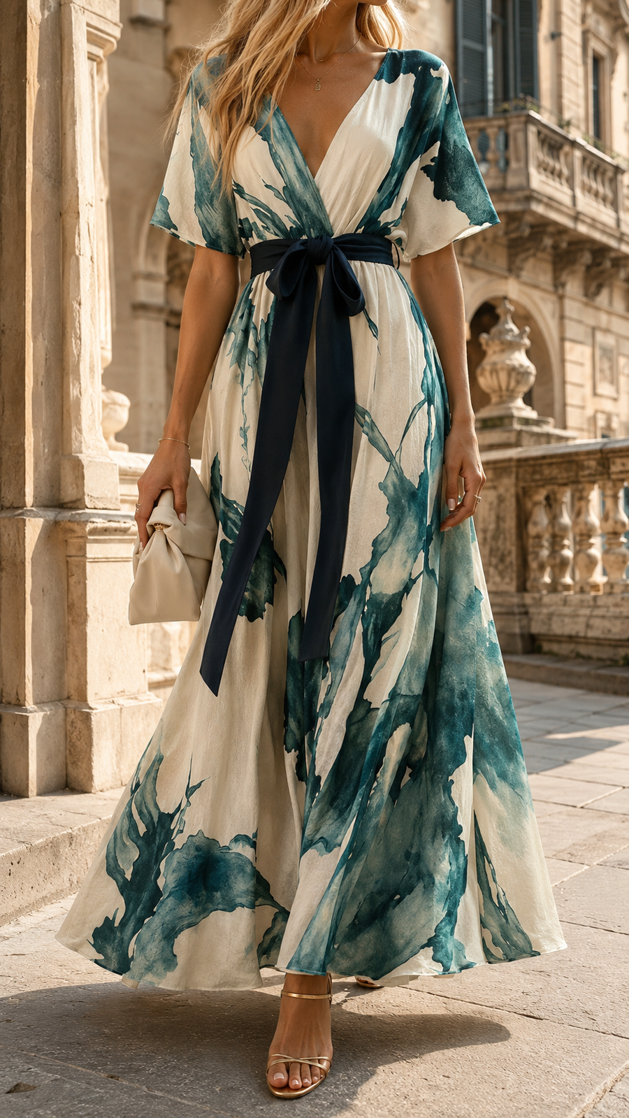 Genova™ | Abito Elegante in Velluto