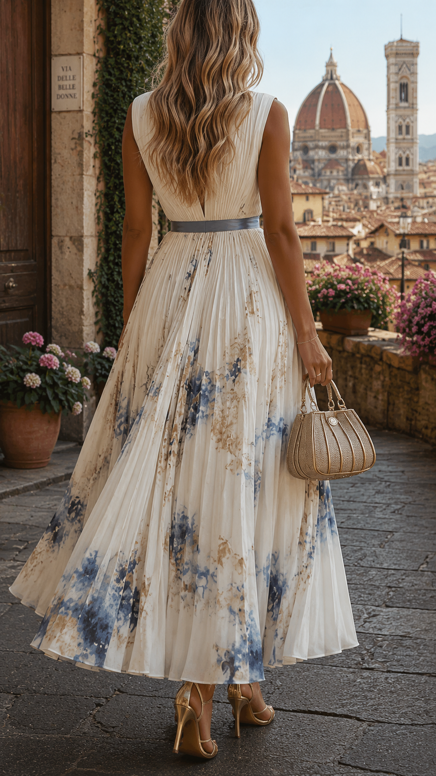 Florencia™ | Abito Floreale Elegante