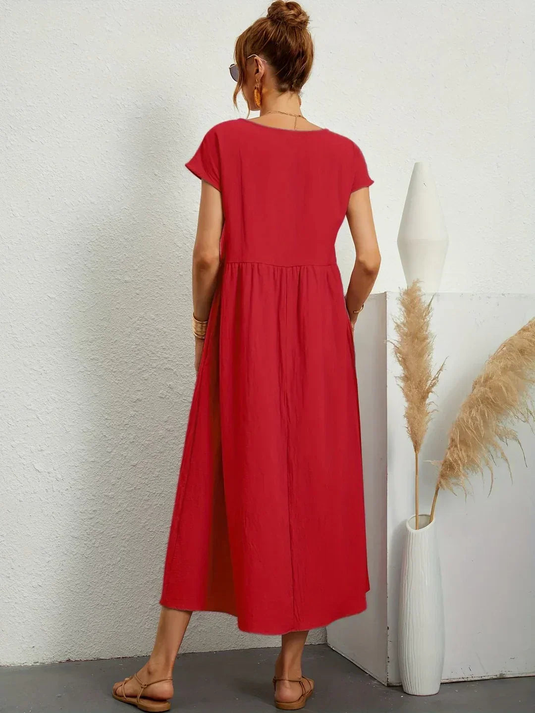 Gabrielle™ | Abito midi fluido eleganza