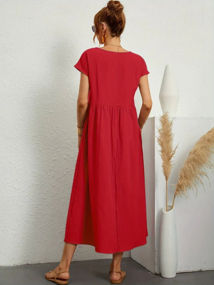 Gabrielle™ | Abito midi fluido eleganza