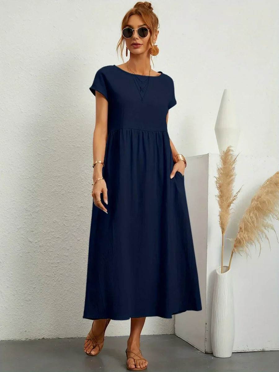 Gabrielle™ | Abito midi fluido eleganza