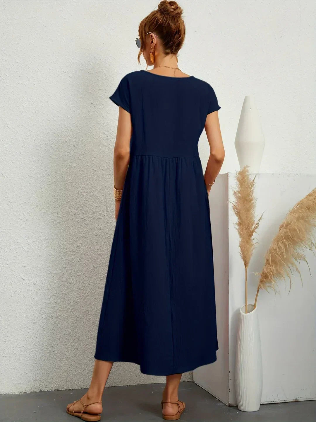 Gabrielle™ | Abito midi fluido eleganza
