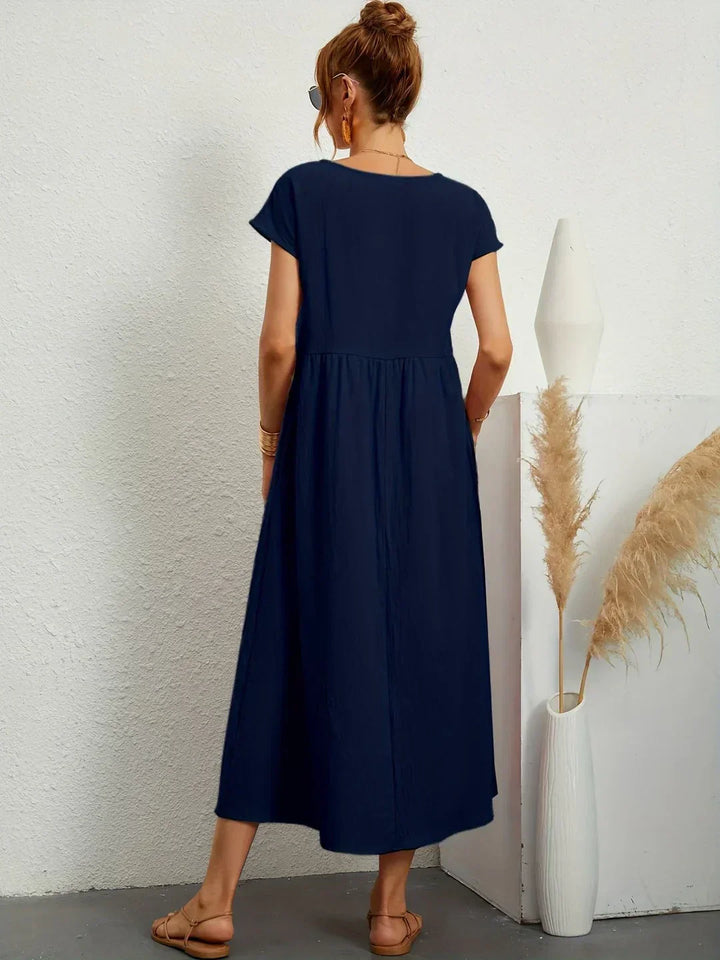 Gabrielle™ | Abito midi fluido eleganza