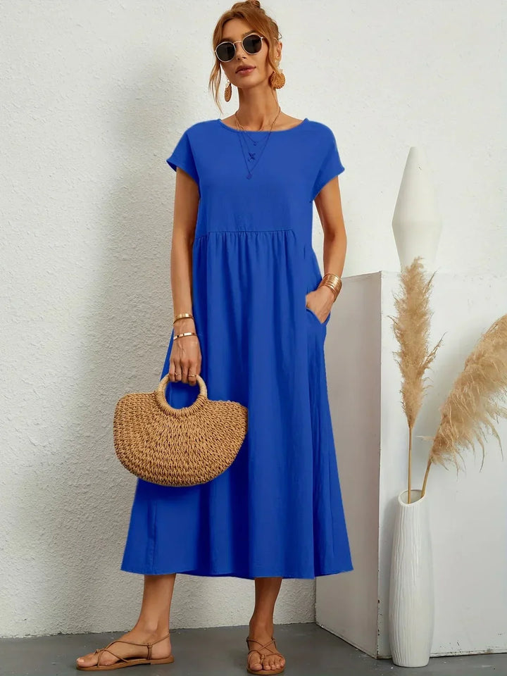 Gabrielle™ | Abito midi fluido eleganza