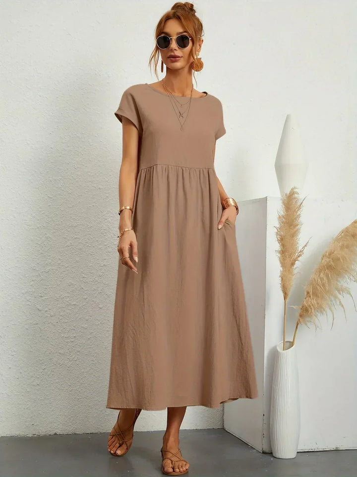 Gabrielle™ | Abito midi fluido eleganza
