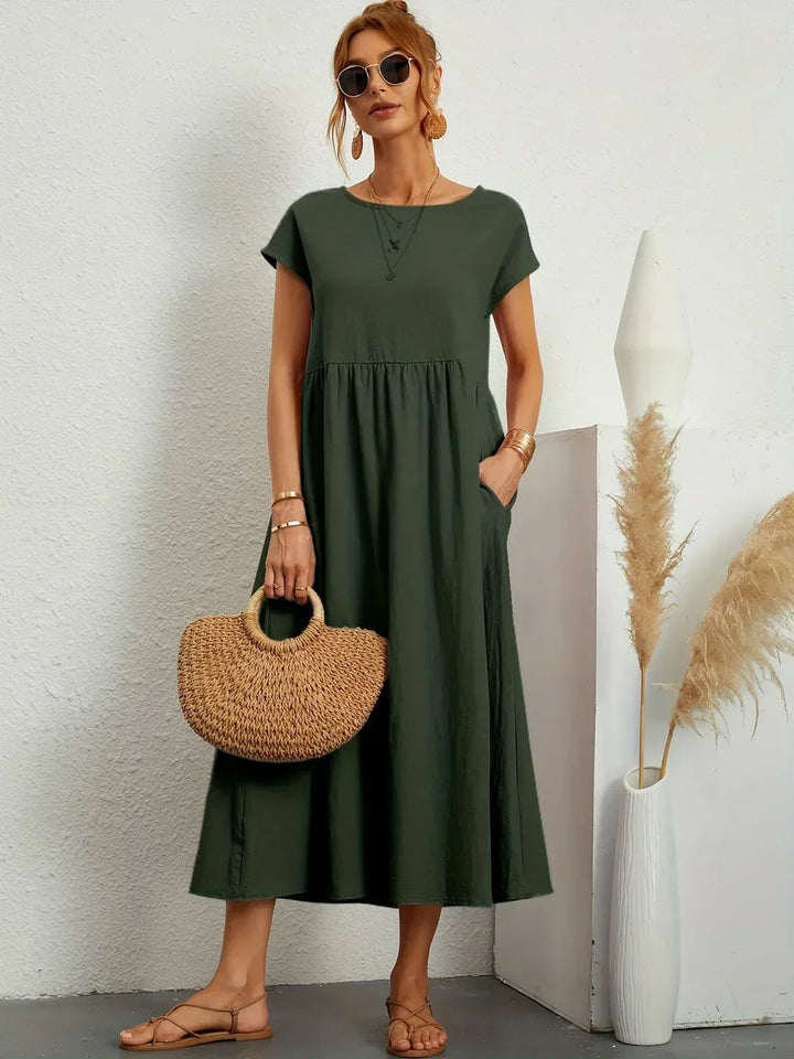 Gabrielle™ | Abito midi fluido eleganza