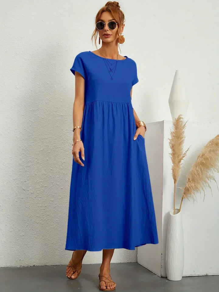 Gabrielle™ | Abito midi fluido eleganza