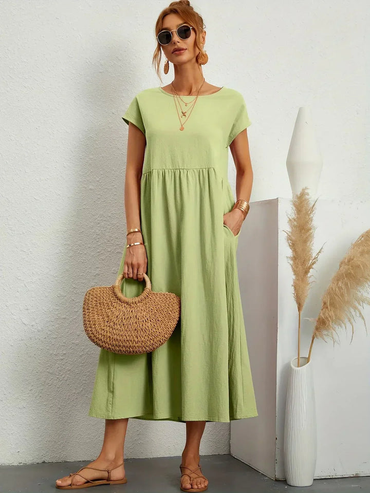 Gabrielle™ | Abito midi fluido eleganza