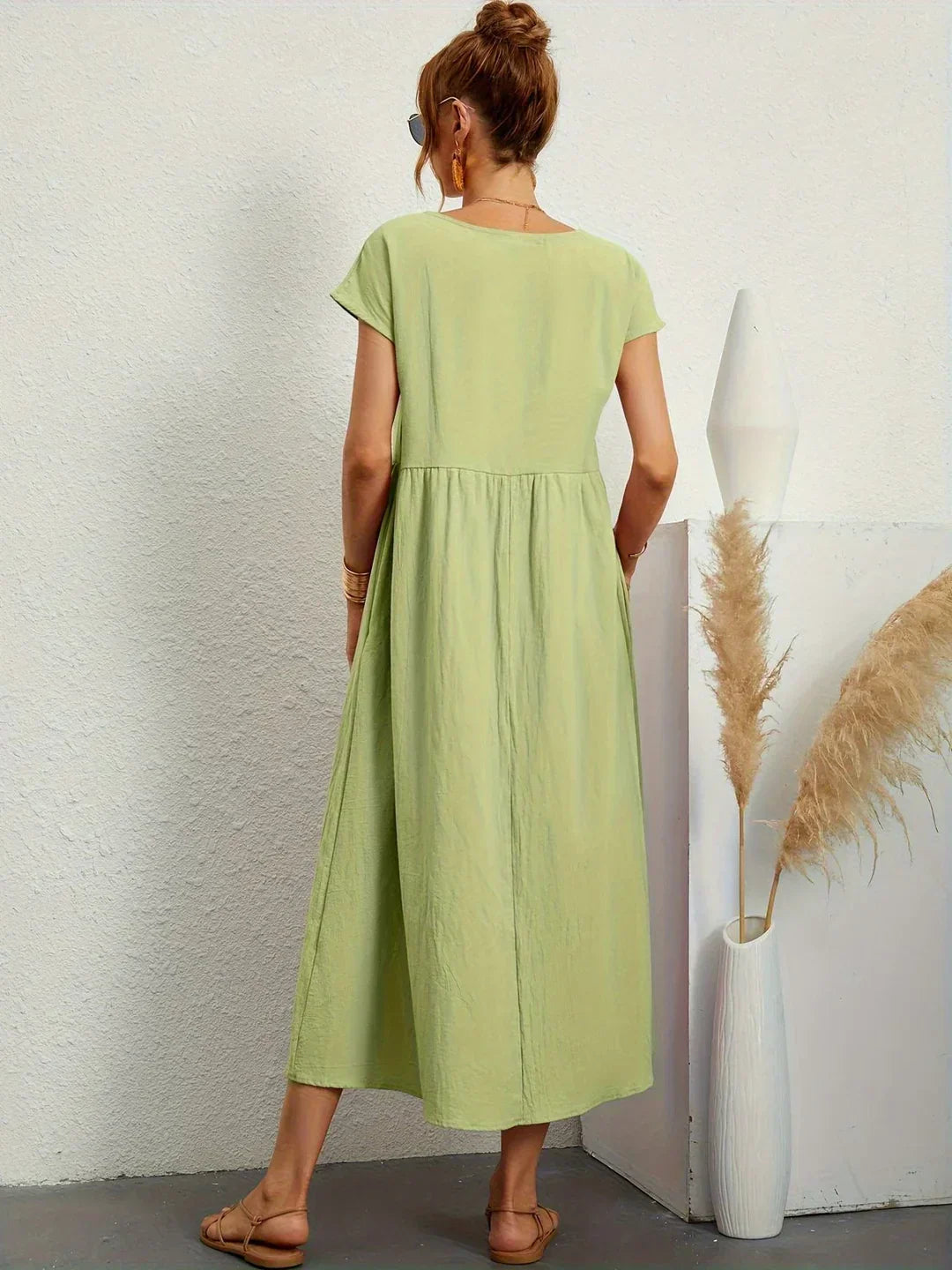 Gabrielle™ | Abito midi fluido eleganza