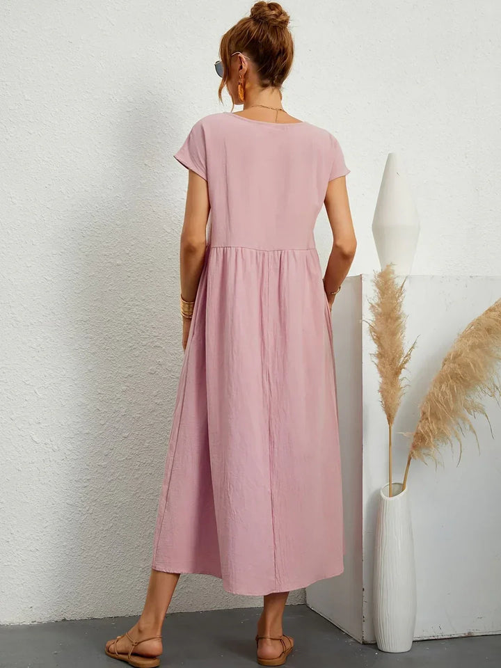 Gabrielle™ | Abito midi fluido eleganza