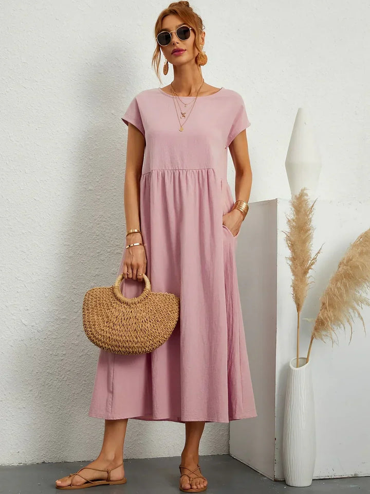 Gabrielle™ | Abito midi fluido eleganza