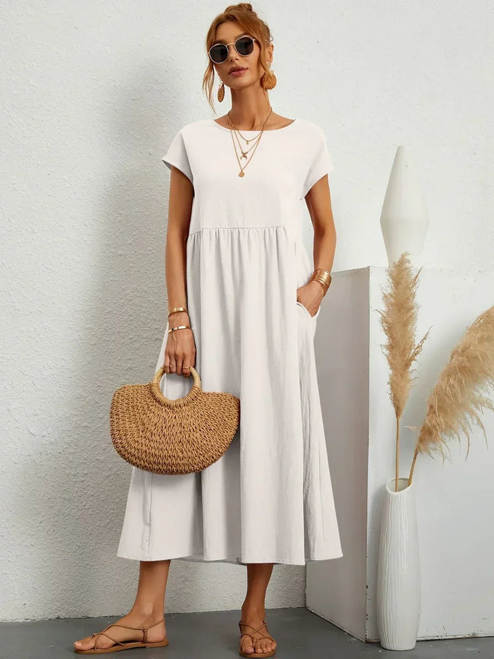 Gabrielle™ | Abito midi fluido eleganza