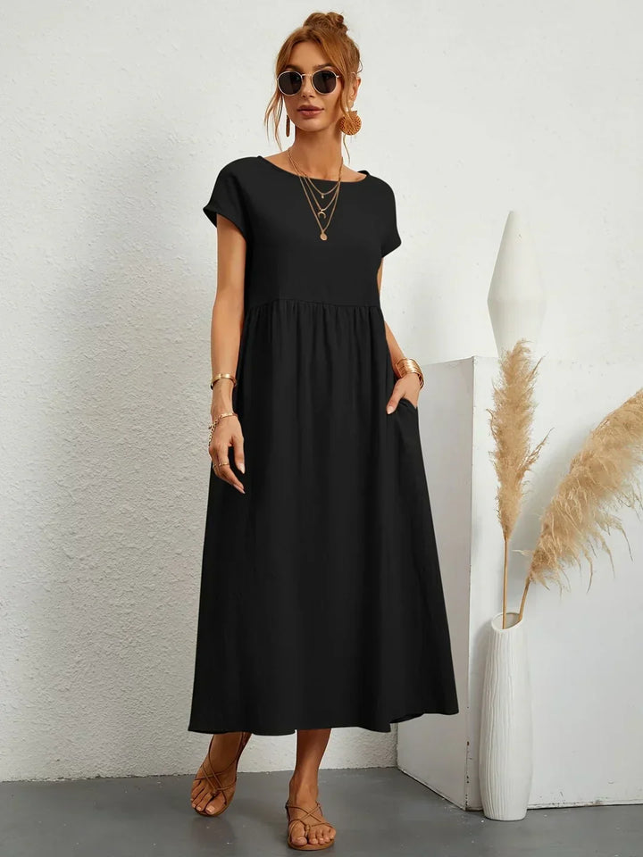 Gabrielle™ | Abito midi fluido eleganza