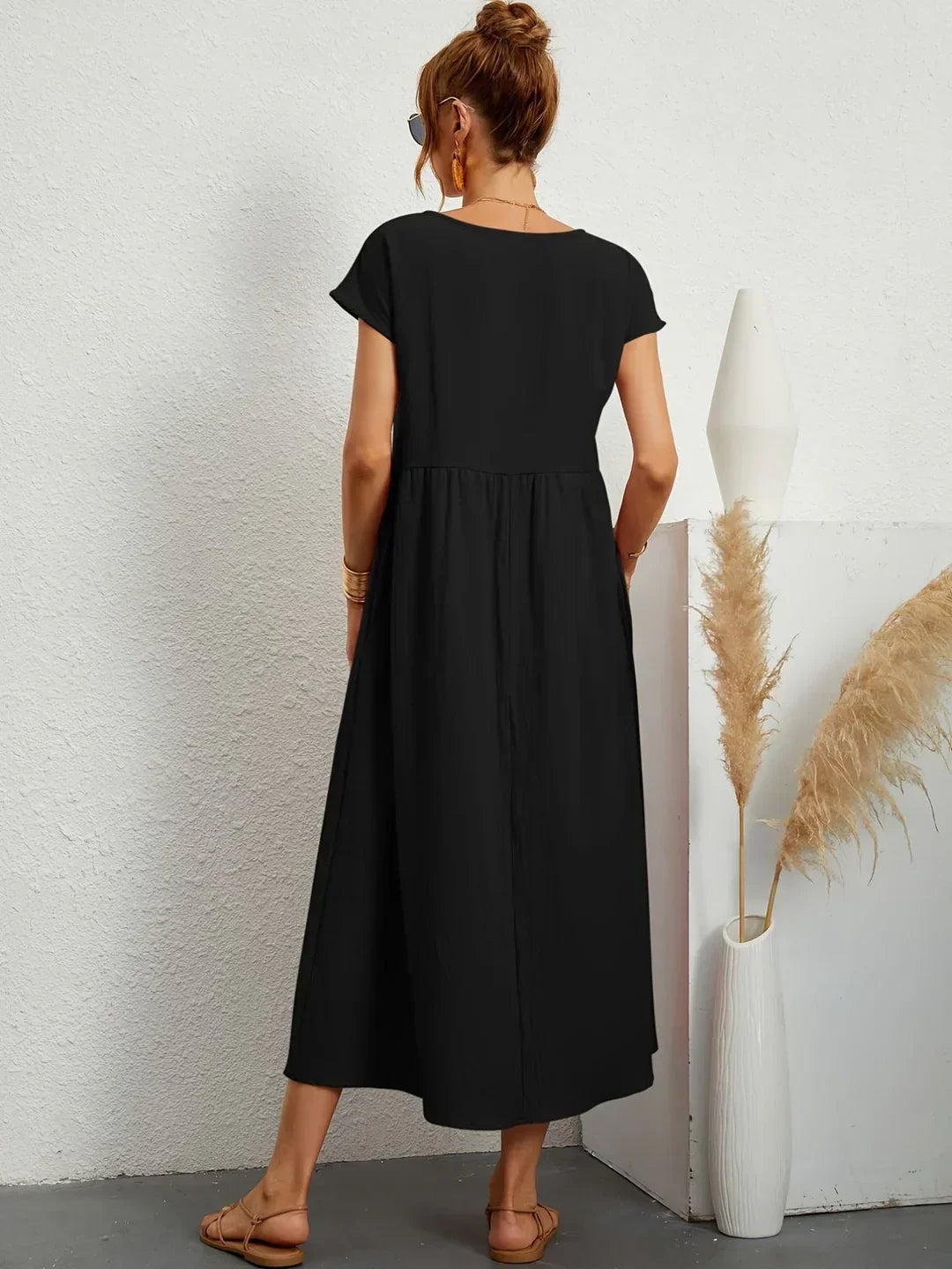 Gabrielle™ | Abito midi fluido eleganza
