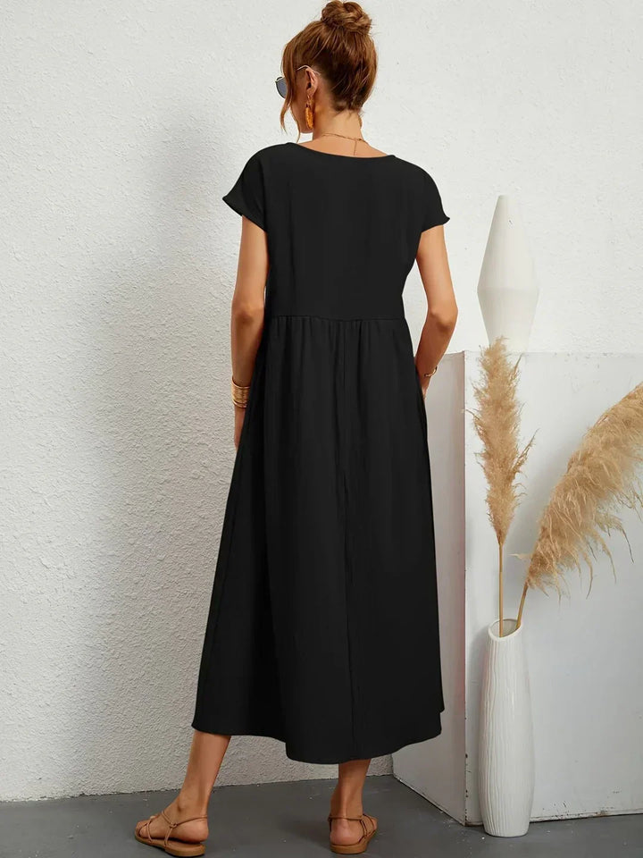 Gabrielle™ | Abito midi fluido eleganza