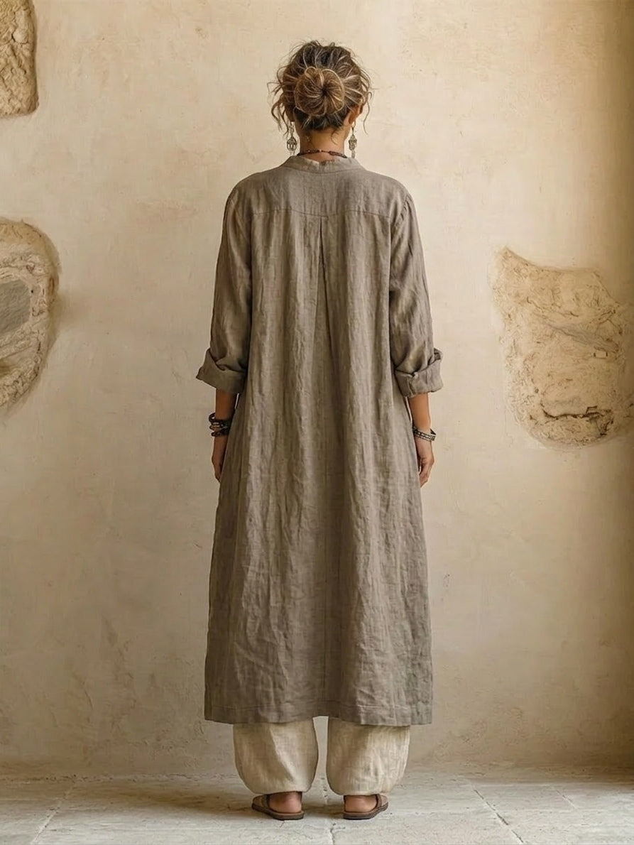 Ensemble Patricia — tre pezzi in cotone e lino