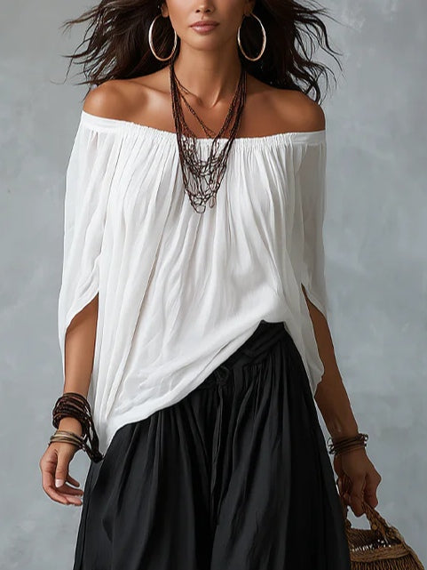 Tiziana | Set boho con pantaloni a palloncino