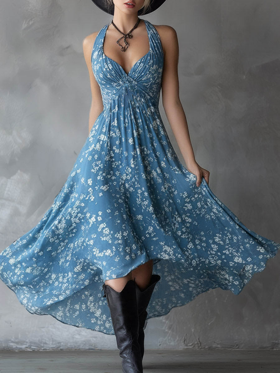 Ginevra | Abito floreale in chiffon dal fascino elegante