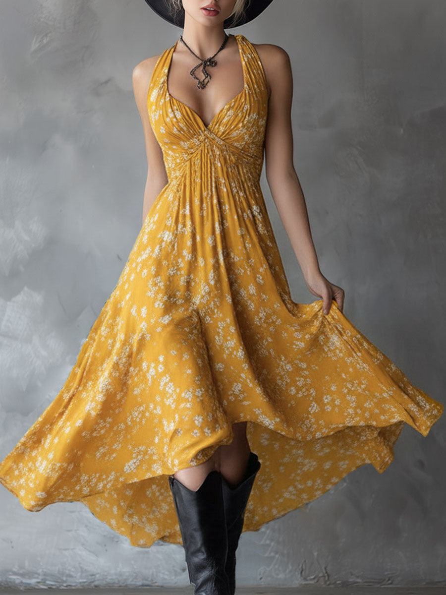Ginevra | Abito floreale in chiffon dal fascino elegante